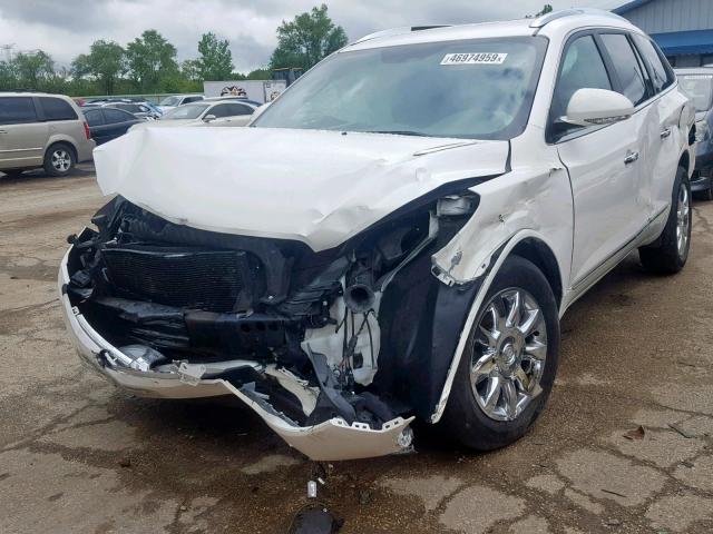 5GAKRDKD7DJ242047 - 2013 BUICK ENCLAVE WHITE photo 2