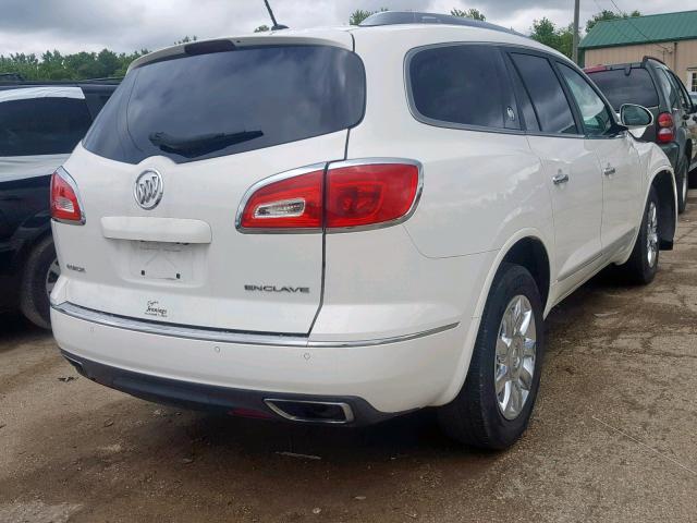 5GAKRDKD7DJ242047 - 2013 BUICK ENCLAVE WHITE photo 4