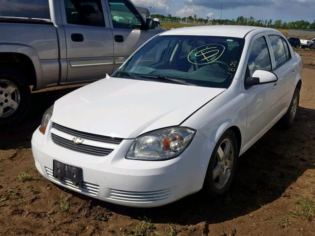 1G1AF5F53A7222214 - 2010 CHEVROLET COBALT 2LT WHITE photo 2