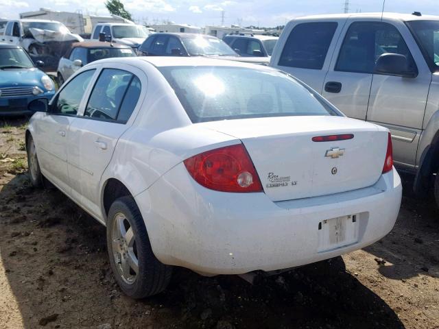 1G1AF5F53A7222214 - 2010 CHEVROLET COBALT 2LT WHITE photo 3