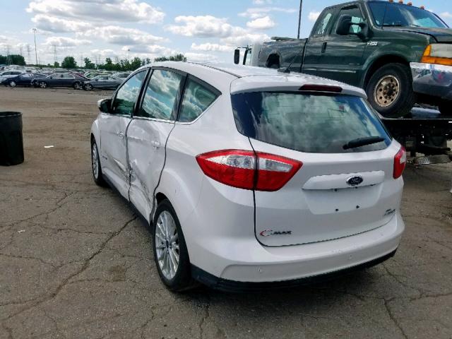 1FADP5BU3DL538793 - 2013 FORD C-MAX SEL WHITE photo 3