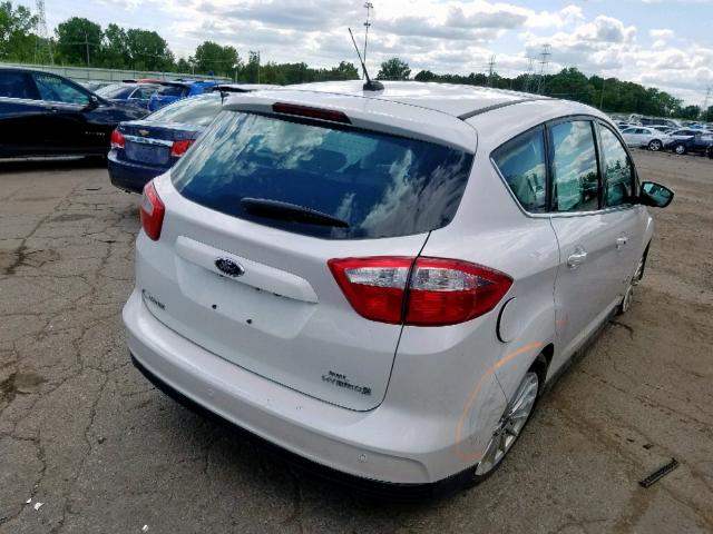 1FADP5BU3DL538793 - 2013 FORD C-MAX SEL WHITE photo 4