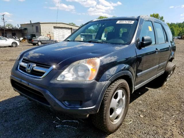 JHLRD78403C046669 - 2003 HONDA CR-V LX BLACK photo 2