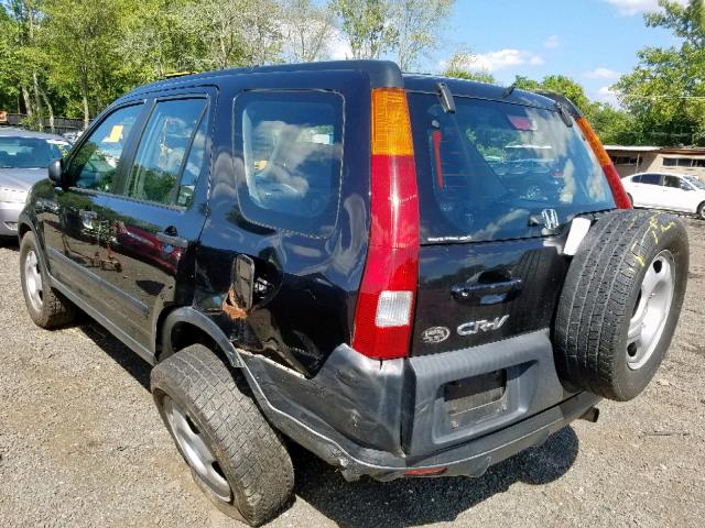 JHLRD78403C046669 - 2003 HONDA CR-V LX BLACK photo 3