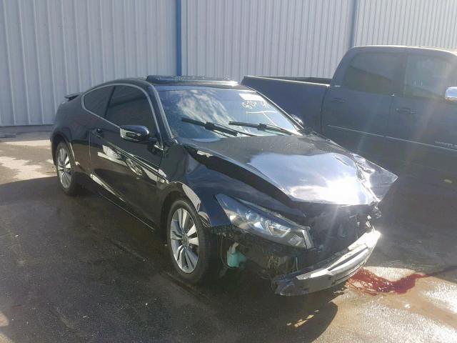 1HGCS12828A010648 - 2008 HONDA ACCORD EXL BLACK photo 1