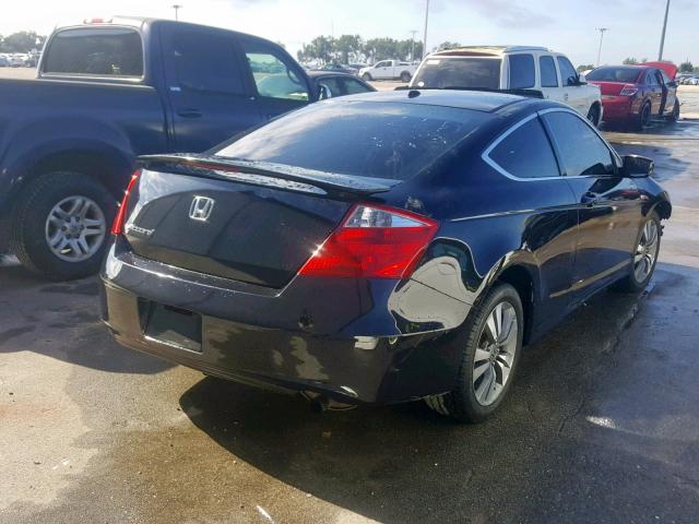 1HGCS12828A010648 - 2008 HONDA ACCORD EXL BLACK photo 4