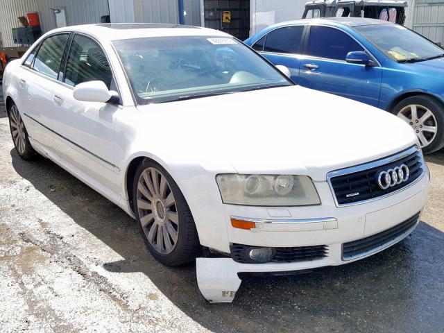 WAULL44E35N005914 - 2005 AUDI A8 4.2 QUA WHITE photo 1