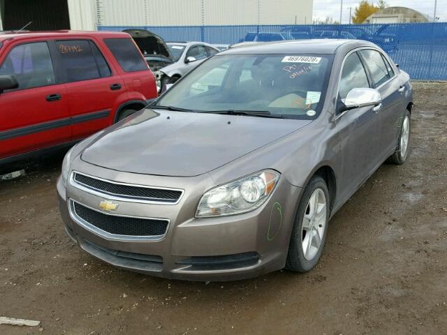 1G1ZB5EUXCF125267 - 2012 CHEVROLET MALIBU LS ყავისფერი ფოტო 2