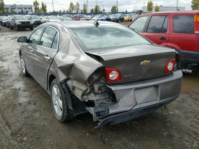 1G1ZB5EUXCF125267 - 2012 CHEVROLET MALIBU LS ყავისფერი ფოტო 3