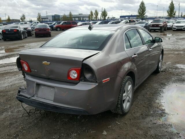 1G1ZB5EUXCF125267 - 2012 CHEVROLET MALIBU LS ყავისფერი ფოტო 4