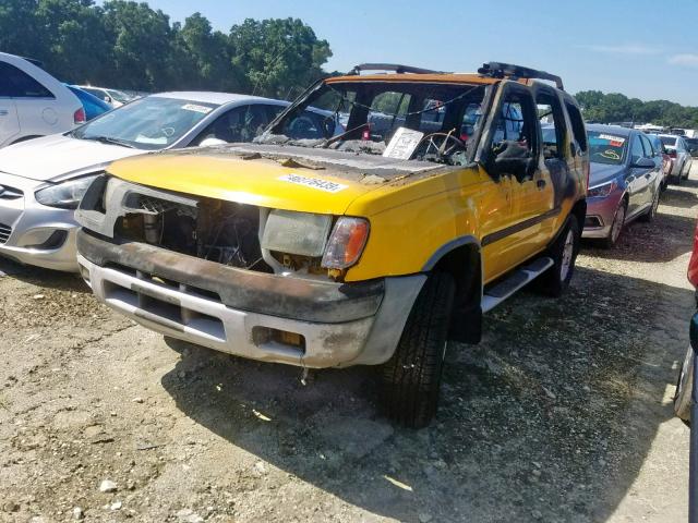 5N1ED28Y41C536414 - 2001 NISSAN XTERRA XE YELLOW photo 2