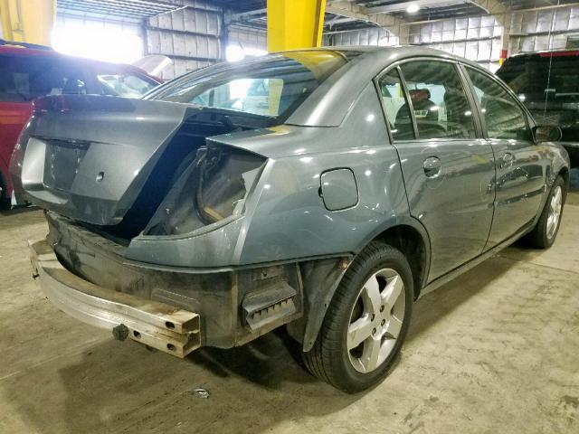 1G8AL55F37Z175350 - 2007 SATURN ION LEVEL GRAY photo 4