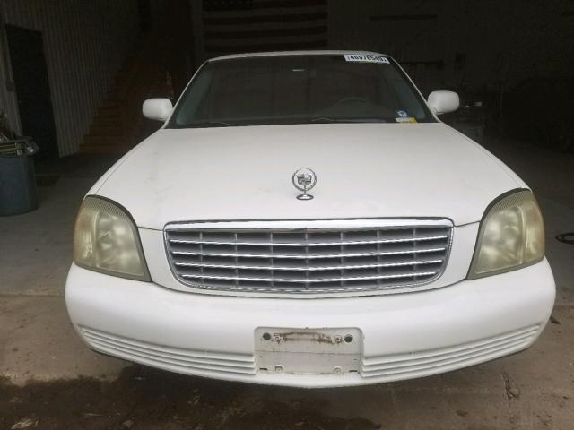 1G6KD54Y33U116870 - 2003 CADILLAC DEVILLE WHITE photo 9