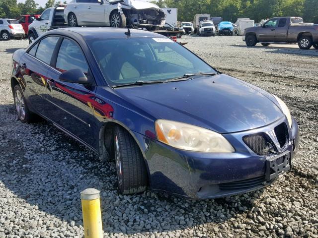 1G2ZH57NX84121819 - 2008 PONTIAC G6 GT BLUE photo 1