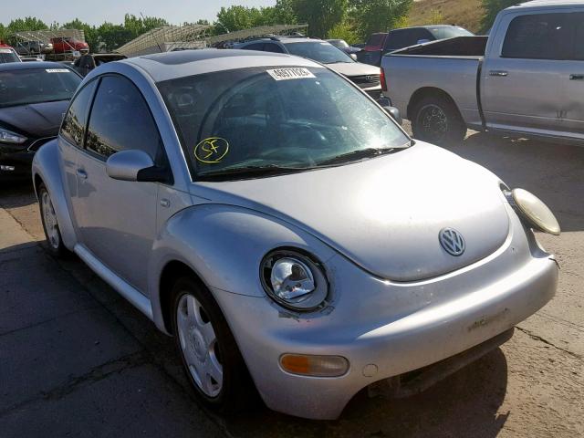 3VWCS21C01M422812 - 2001 VOLKSWAGEN NEW BEETLE ვერცხლისფერი ფოტო 1