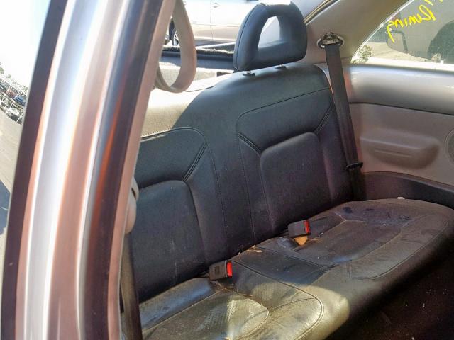 3VWCS21C01M422812 - 2001 VOLKSWAGEN NEW BEETLE ვერცხლისფერი ფოტო 6
