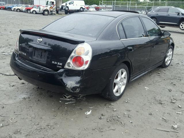 1N4BL11E13C110242 - 2003 NISSAN ALTIMA SE BLACK photo 4