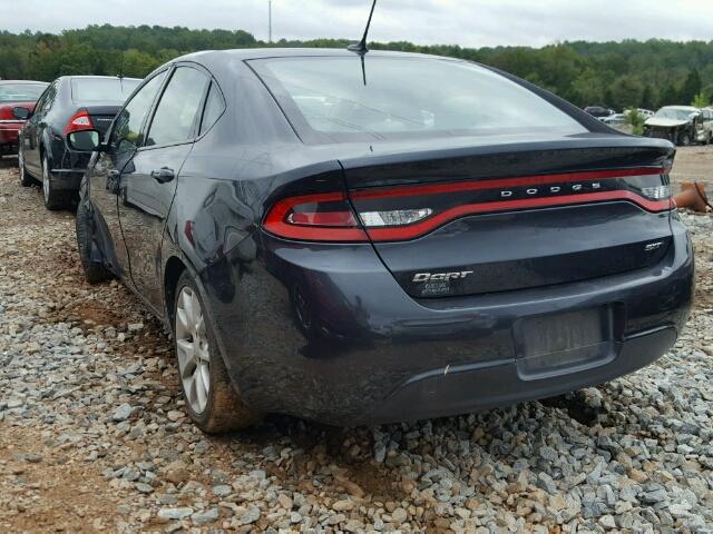 1C3CDFBA1DD157677 - 2013 DODGE DART SXT BLUE photo 3