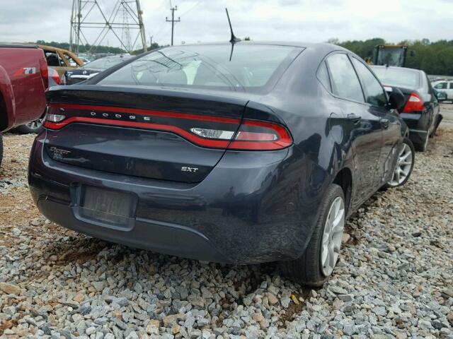 1C3CDFBA1DD157677 - 2013 DODGE DART SXT BLUE photo 4