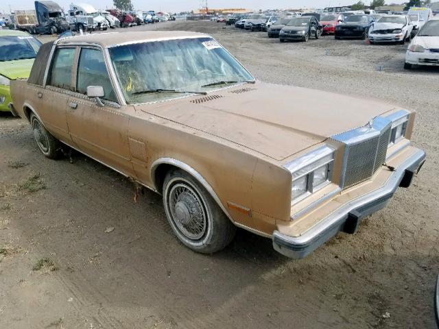 1C3BF66P5HX776839 - 1987 CHRYSLER FIFTH AVEN BEIGE photo 1