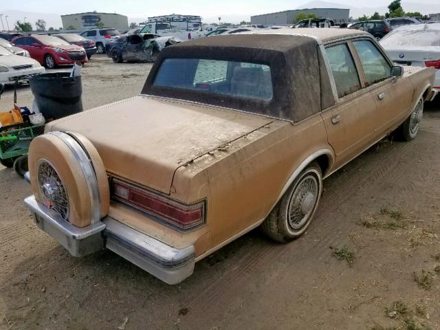1C3BF66P5HX776839 - 1987 CHRYSLER FIFTH AVEN BEIGE photo 4