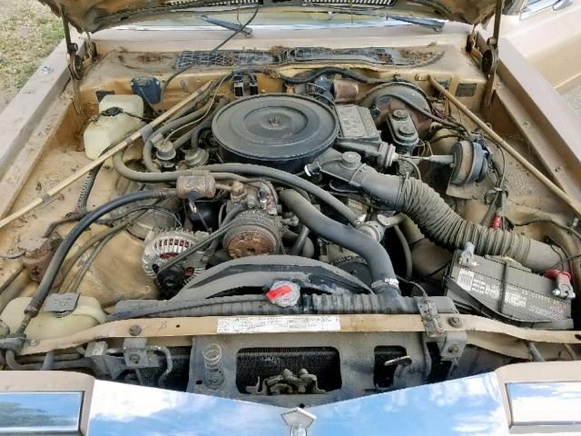 1C3BF66P5HX776839 - 1987 CHRYSLER FIFTH AVEN BEIGE photo 7