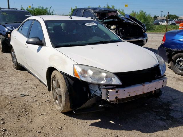 1G2ZH57NX84143500 - 2008 PONTIAC G6 GT WHITE photo 1