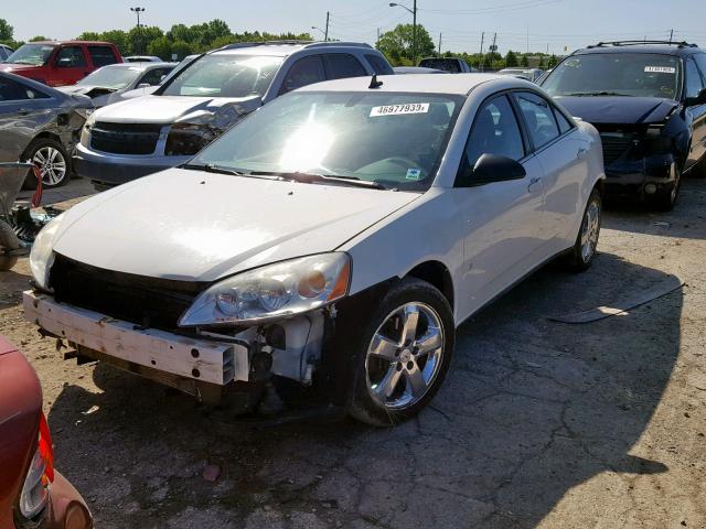 1G2ZH57NX84143500 - 2008 PONTIAC G6 GT WHITE photo 2