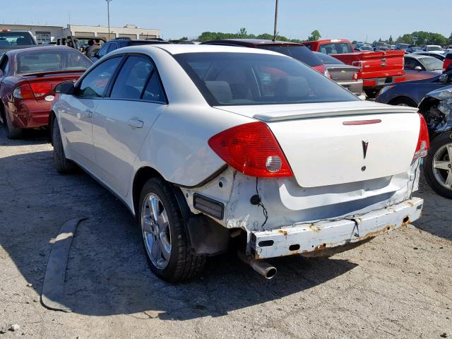 1G2ZH57NX84143500 - 2008 PONTIAC G6 GT WHITE photo 3