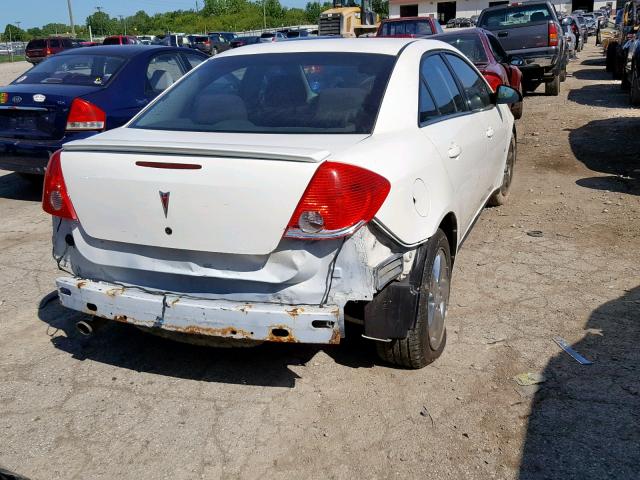 1G2ZH57NX84143500 - 2008 PONTIAC G6 GT WHITE photo 4