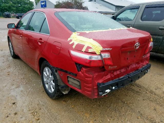 4T1BE46K57U073597 - 2007 TOYOTA CAMRY NEW RED photo 3