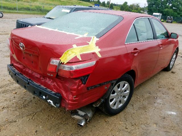 4T1BE46K57U073597 - 2007 TOYOTA CAMRY NEW RED photo 4