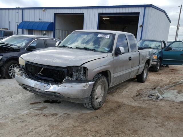 2GTEC19T711153514 - 2001 GMC NEW SIERRA GRAY photo 2