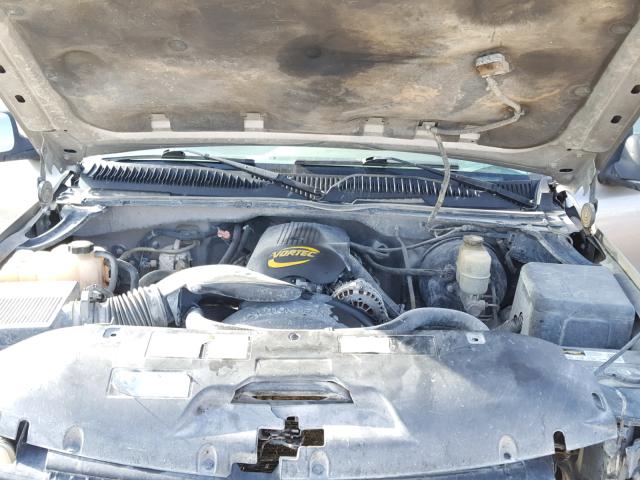 2GTEC19T711153514 - 2001 GMC NEW SIERRA GRAY photo 7