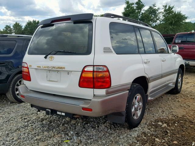 JTEHT05J712016354 - 2001 TOYOTA LAND CRUIS WHITE photo 4