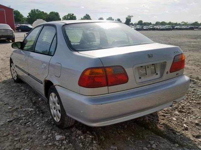 2HGEJ6614YH927114 - 2000 HONDA CIVIC BASE SILVER photo 3