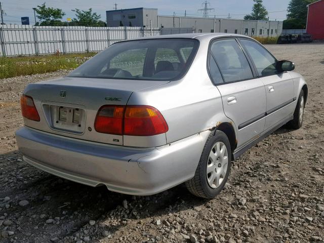 2HGEJ6614YH927114 - 2000 HONDA CIVIC BASE SILVER photo 4