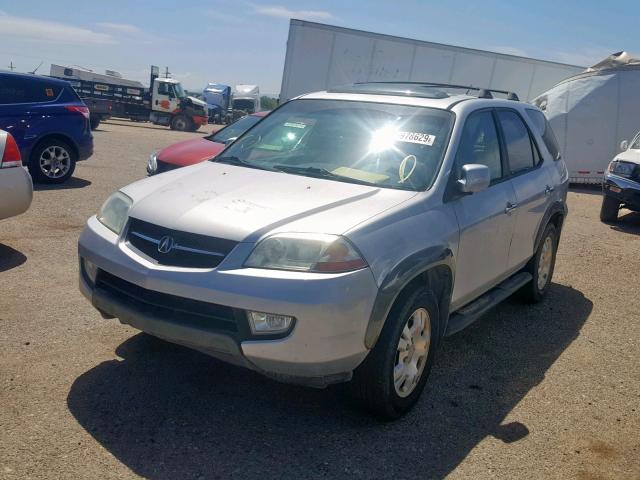 2HNYD18212H509378 - 2002 ACURA MDX SILVER photo 2