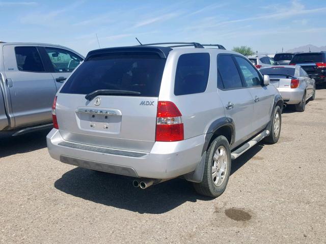 2HNYD18212H509378 - 2002 ACURA MDX SILVER photo 4