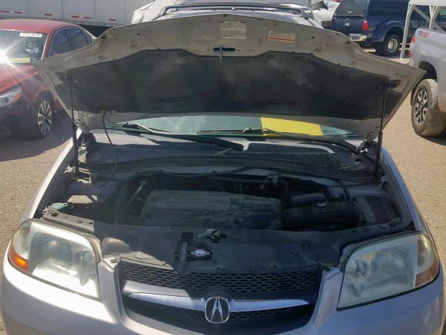 2HNYD18212H509378 - 2002 ACURA MDX SILVER photo 7