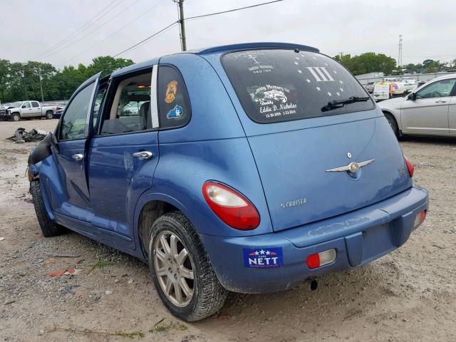 3A4FY58B87T535512 - 2007 CHRYSLER PT CRUISER BLUE photo 3