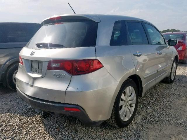 5J8TB2H25BA002141 - 2011 ACURA RDX SILVER photo 4