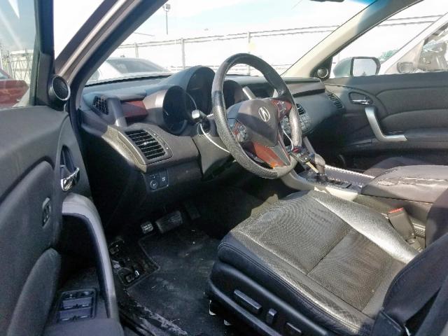 5J8TB2H25BA002141 - 2011 ACURA RDX SILVER photo 9