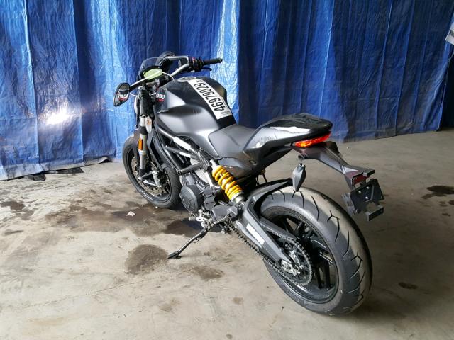 ML0MADBM9JT001041 - 2018 DUCATI MONSTER 79 BLACK photo 3