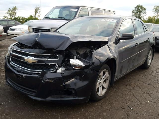 1G11B5SAXDF334744 - 2013 CHEVROLET MALIBU LS შავი ფოტო 2