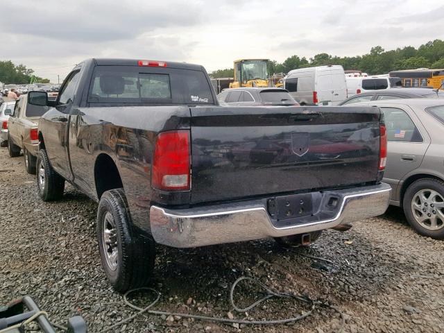 3D7LT2ET5BG534232 - 2011 DODGE RAM 2500 BLACK photo 3