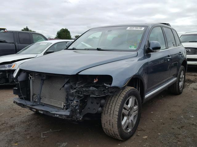 WVGZM77L55D071517 - 2005 VOLKSWAGEN TOUAREG 4. BLUE photo 2