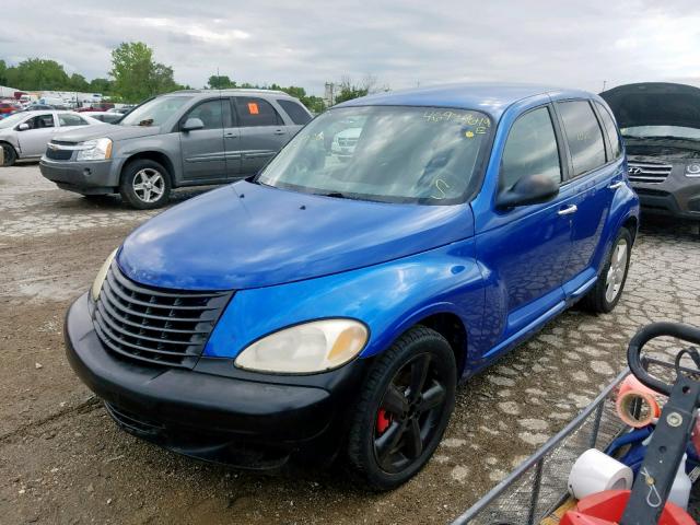 3C4FY78G53T513720 - 2003 CHRYSLER PT CRUISER BLUE photo 2