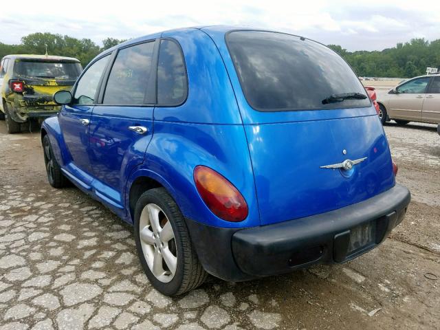 3C4FY78G53T513720 - 2003 CHRYSLER PT CRUISER BLUE photo 3