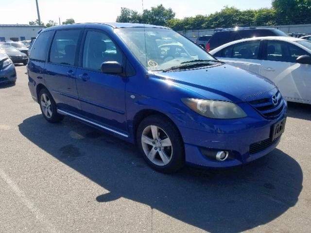 JM3LW28J640515988 - 2004 MAZDA MPV WAGON BLUE photo 1